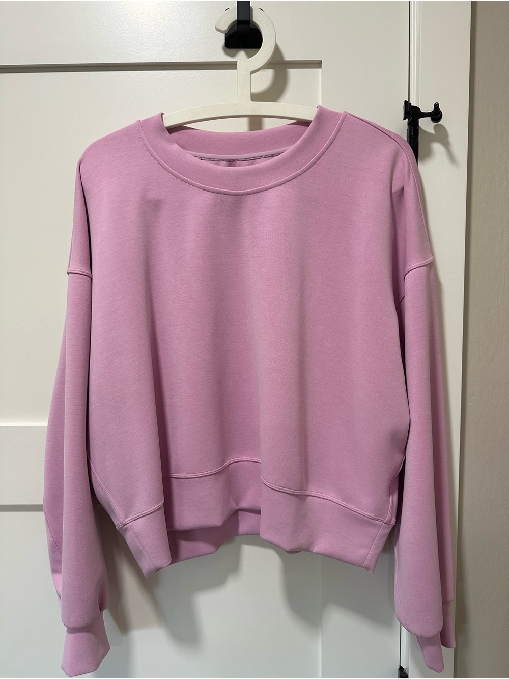 Lululemon Softstreme Perfectly Oversized Cropped Crew Size 8